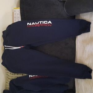 Nautica competition blue sweatshirt n sweat pants